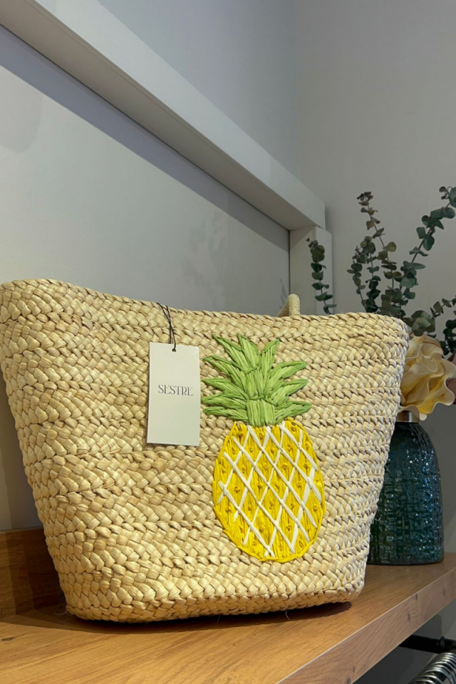 Hasır Plaj Çantası