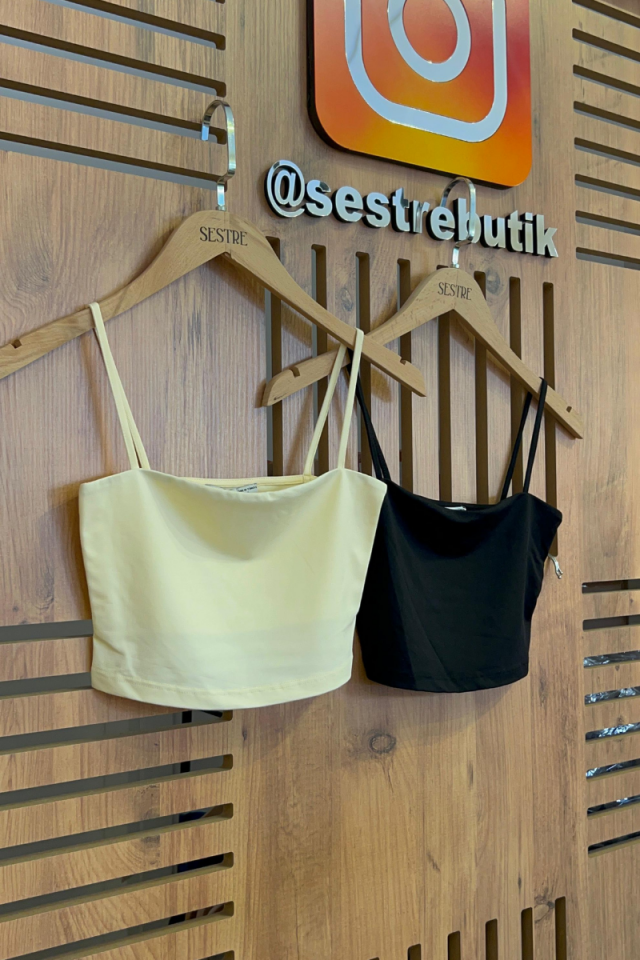 İp Askılı Crop Body