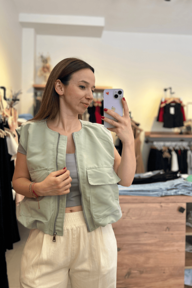 Spor Yelek Su Yeşili